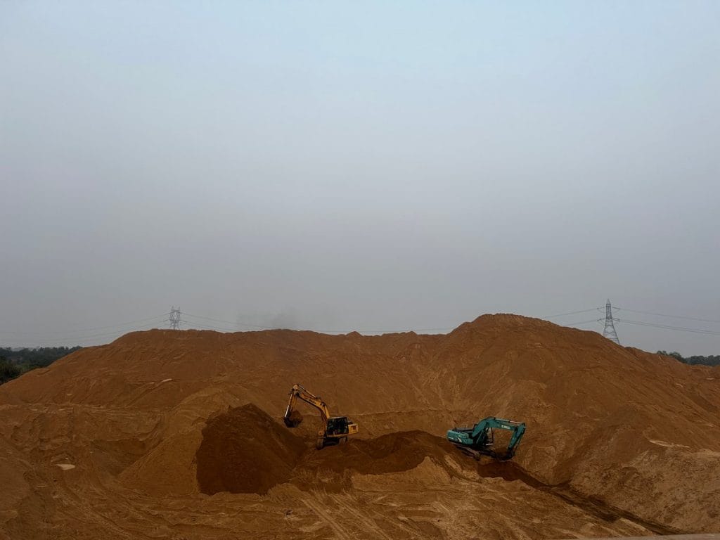 Sand mining 