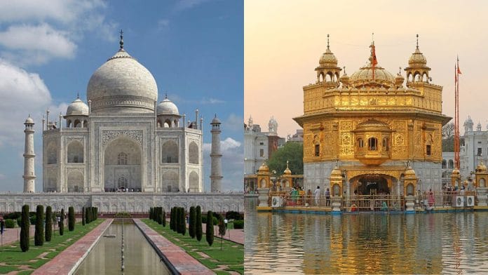 Taj Mahal & Sri Harmandir Sahib | Wikimedia Commons
