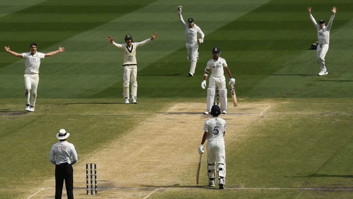 Action from a Test cricket match between India and Australia from the recently concluded Border-Gavaskar Series | X/@ICC