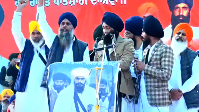 The creation of a new party, Shiromani Akali Dal (Waris Punjab De), was announced at the Maghi Mela in Punjab's Muktsar on Tuesday | By Special Arrangement