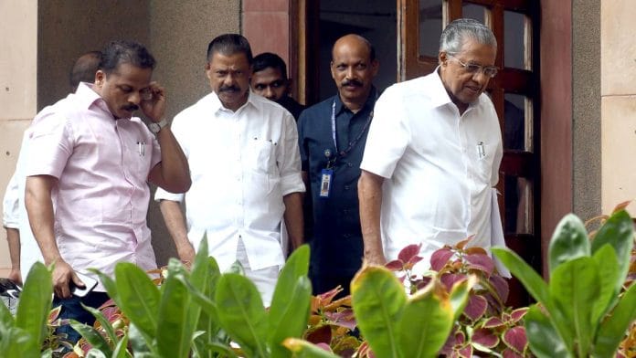 Kerala Chief Minister Pinarayi Vijayan leaves after attending the CPM’s politburo meeting in New Delhi last September | Photo: ANI