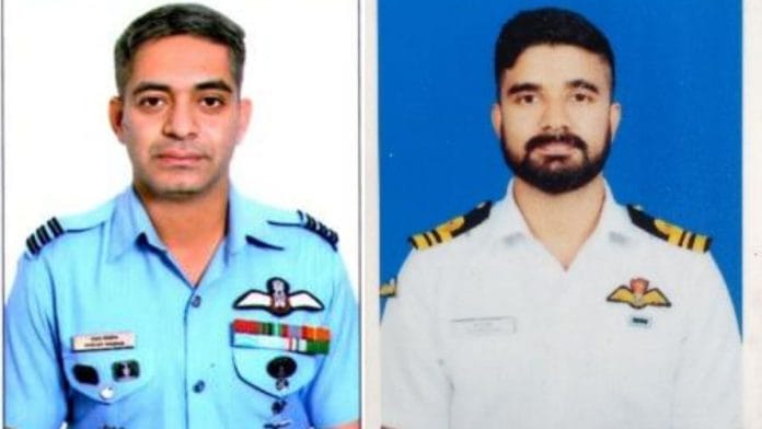 Wing Commander Akshay Saxena and Lieutenant Commander Sourabh Malik | Ministry of Defence