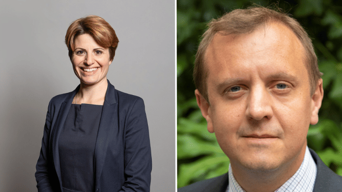 Floods Minister Emma Hardy (Left) and Environment Agency Chief Executive Philip Duffy | Commons/UKgov.in