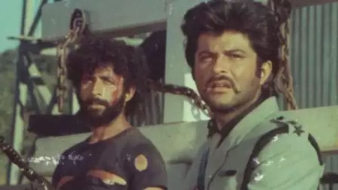 Naseeruddin Shah and Anil Kapoor in Karma (1986) | commons