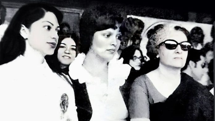 Simi Garewal, Zeenat Aman and Indira Gandhi at a cricket match | Representational image | X / @Simi_Garewal