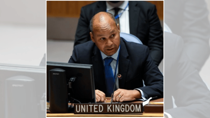 UK Deputy Permanent Representative to the UN, James Kariuki | File photo | Source: X/@JamesKariuki_UN