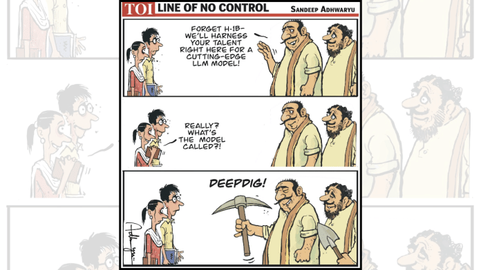 Sandeep Adhwaryu | X/@CartoonistSan