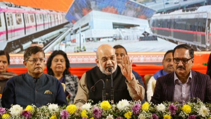 Home Minister Amit Shah releases part 3 of BJP's manifesto for the Delhi elections Saturday | Suraj Singh Bisht | ThePrint