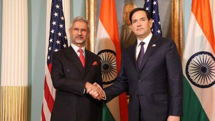 EAM S. Jaishankar with new US Secretary of State Marco Rubio in Washington DC | X: @DrSJaishankar