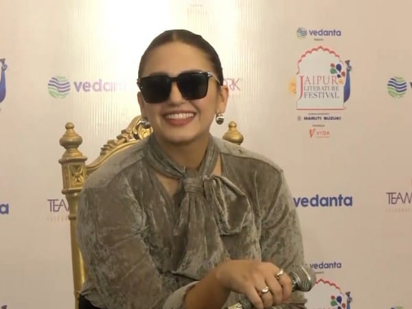 Actress Huma Qureshi launches her debut novel 'Zeba: An Accidental Superhero' at Jaipur Literature Festival