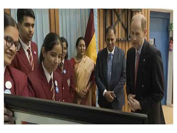 UK's Prince Edward visits British School, interacts with students in Delhi  