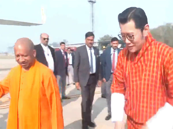 Bhutan King accompanied by UP CM departs for Prayagraj to attend Mahakumbh
