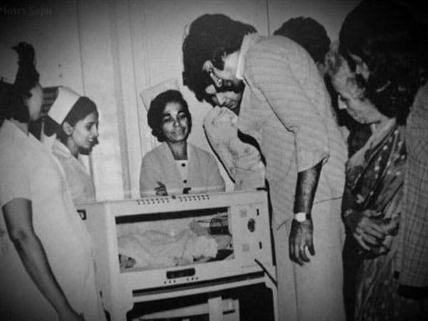 On Abhishek's 49th birthday, Amitabh Bachchan shares picture from the day when Junior B was born 