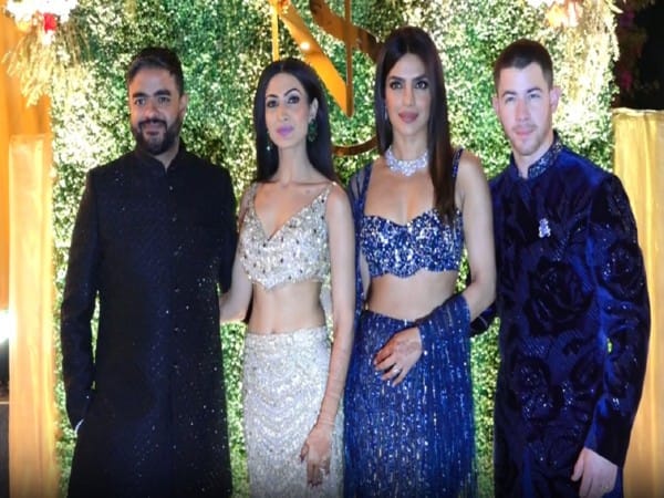 Priyanka Chopra and Nick Jonas attend Siddharth's Sangeet ceremony in Mumbai