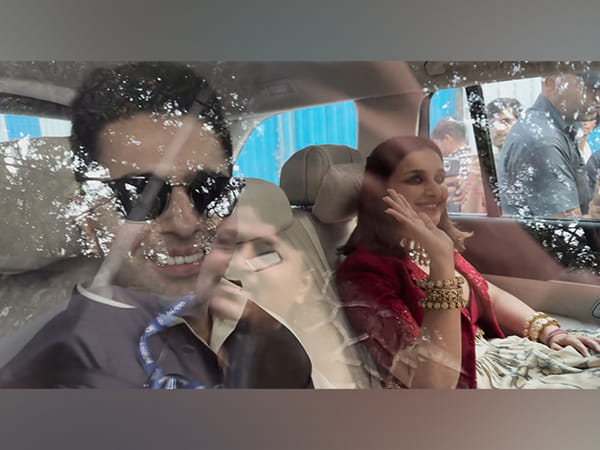 Parineeti Chopra, Raghav Chadha arrive at wedding ceremony of Priyanka Chopra's brother 