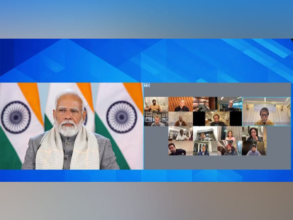 PM Modi interacts with Amitabh Bachchan, Shah Rukh Khan, Mukesh Ambani, other top professionals as part of WAVES Summit