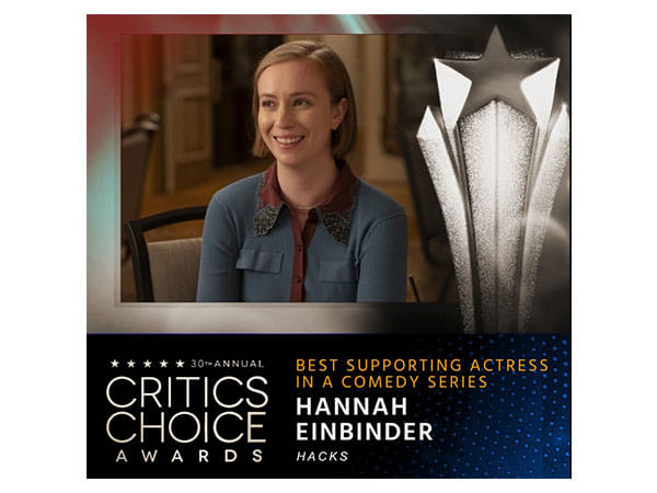 Critics Choice Awards 2025: Hannah Einbinder bags 'Best Supporting Actress in a Comedy Series' award for her role in 'Hacks'
