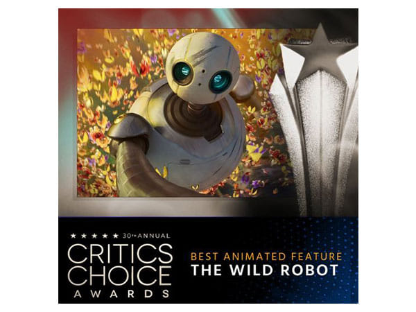 'The Wild Robot' triumphs as Best Animated Feature at the 30th Critics Choice Awards