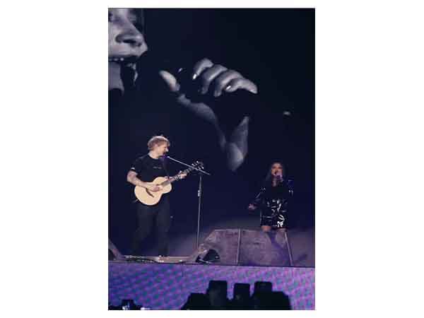 Ed Sheeran surprises Bengaluru fans with flawless Telugu, sings Devara's 'Chuttamalle' song with Shilpa Rao