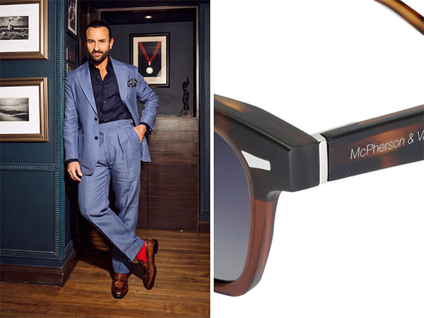 Saif Ali Khan Becomes the face of McPherson & Valentine Sunglass
