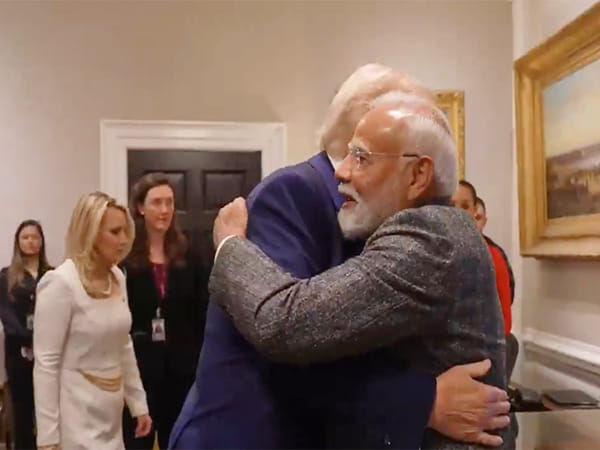Trump welcomes PM Modi with hug at White House, says 