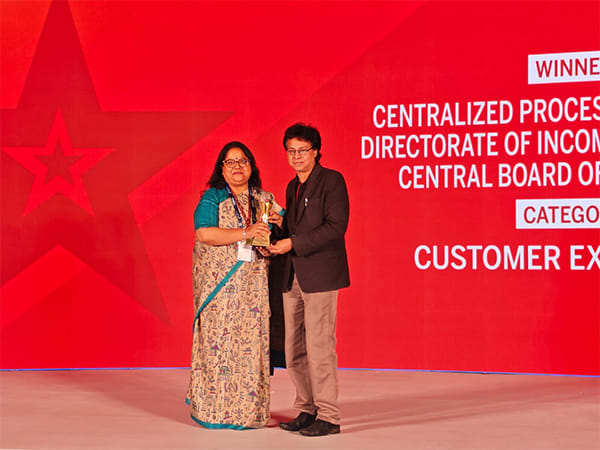 CBDT's Centralised Processing Cell--TDS wins Technology Sabha Excellence Award 2025 for innovation in customer experience