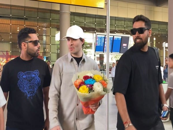 'Gossip Girl' star Ed Westwick spotted at Mumbai airport, shares excitement for Ind vs Pak clash