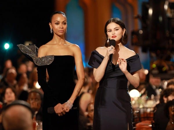 Zoe Saldana,  Selena Gomez present 'Emilia Perez' at 2025 SAG Awards without Karla Sofia Gascon