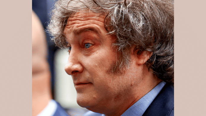 Argentine President Javier Milei file photo