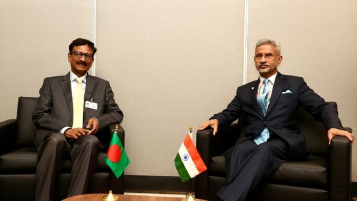 Foreign Affairs Adviser Md. Touhid Hossain of Bangladesh with External Affairs Minister S Jaishankar | @DrSJaishankar/ X