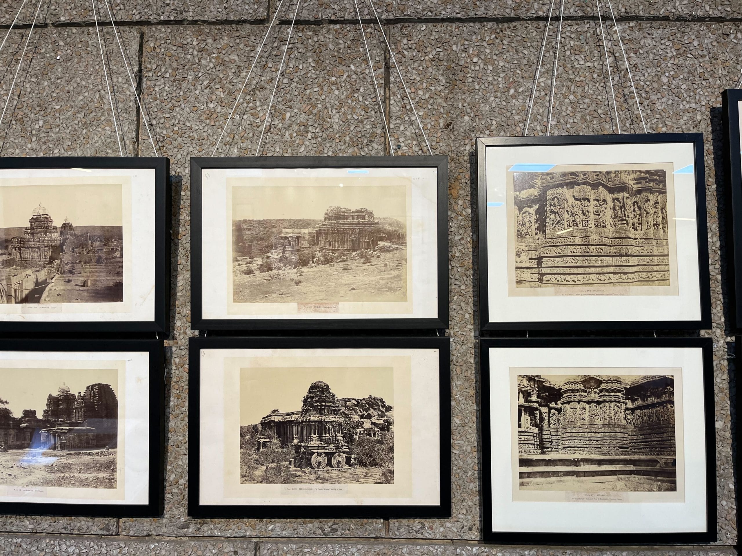 Photographs on display at the India Habitat Centre