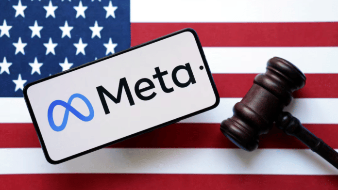 Meta, U.S. flag and Judge gavel are seen in this illustration taken on 6 August 2024. | Illustration | File Photo | Dado Ruvic | Reuters