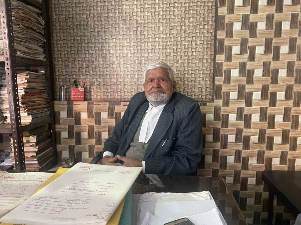 MK Rathor, the advocate fighting on behalf of the Waqf Board in the Muzaffarnagar mosque case | Udit Hinduja