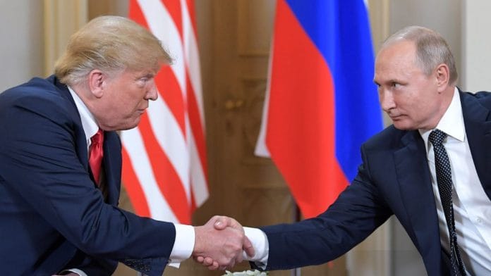 File photo of US President Donald Trump and Russian President Vladimir Putin | X/@KremlinRussia_E