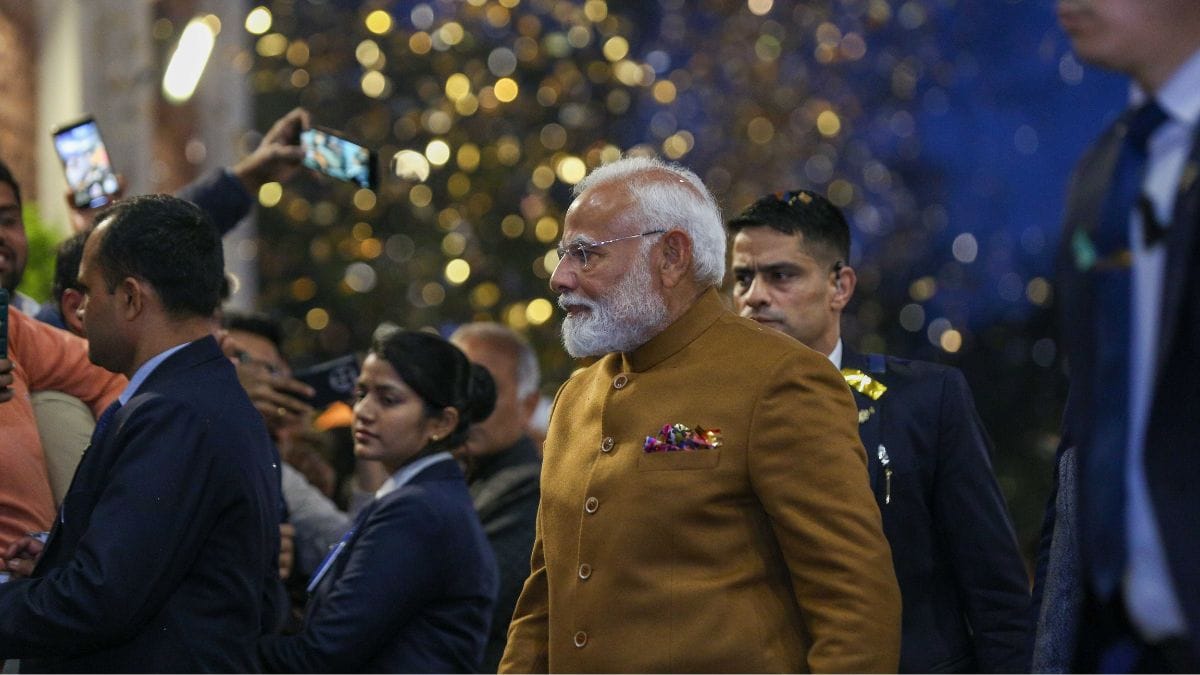 PM Narendra Modi at the BJP headquarters | Suraj Singh Bisht | ThePrint