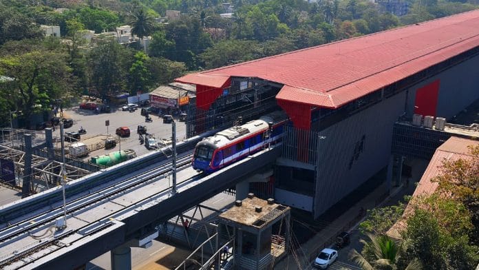 File photo of Mumbai Metro | Representational image | ANI