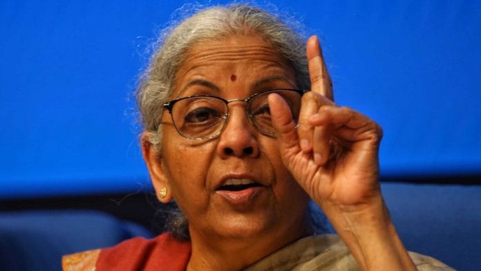 Nirmala Sitharaman | Photo: Praveen Jain | ThePrint