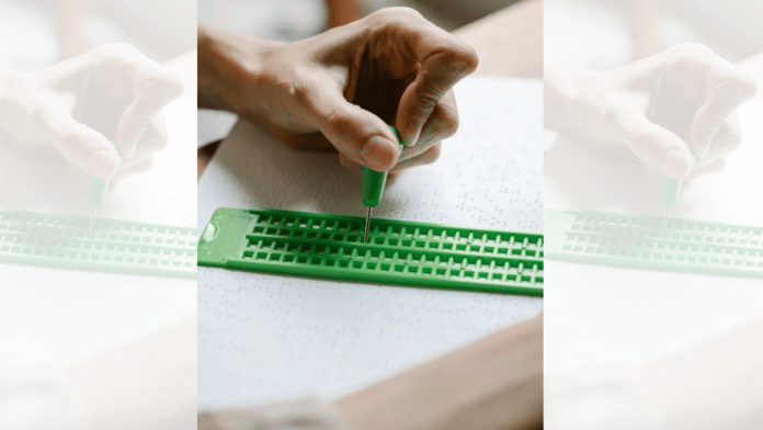 Representative Image of writing material for visually impaired