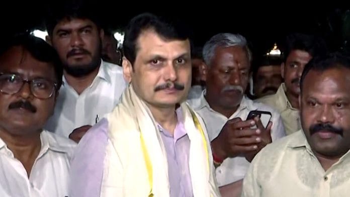 File photo of Tamil Nadu Minister Senthil Balaji | ANI