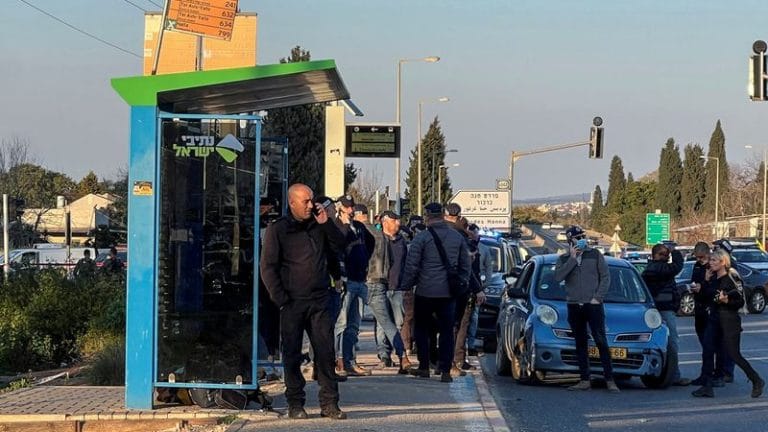 Seven injured in ramming attack at bus stop in Israel