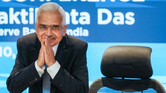 File photo of former governor of Reserve Bank of India (RBI) Shaktikanta Das | PTI