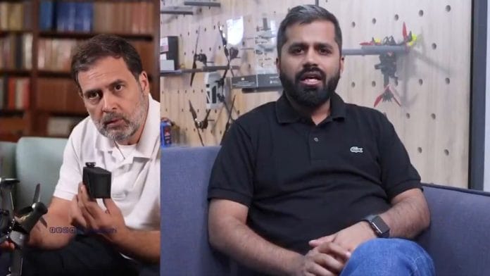 Smit Shah, president of the Drone Federation India (DFI), responds to Rahul Gandhi's claims on India's drone-making ability | X/@BlameItOnSmit