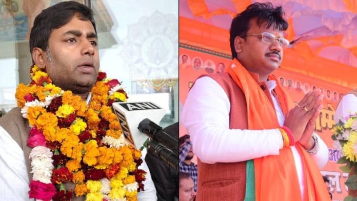 Samajwadi Party's Ajit Prasad (L) & Bharatiya Janata Party's Chandrabhanu Paswan (R) | X