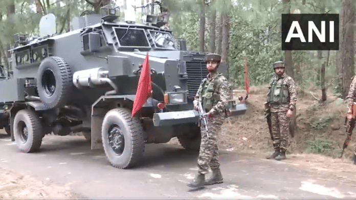 Security Forces conduct cordon and search operation, following attack on Army vehicle | Photo: X/@ANI