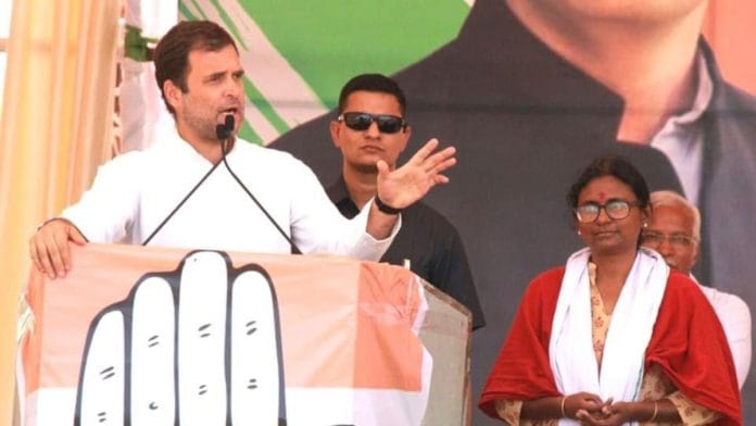 File photo of Rahul Gandhi with Meenakshi Natarajan | X/@MNatarajanINC