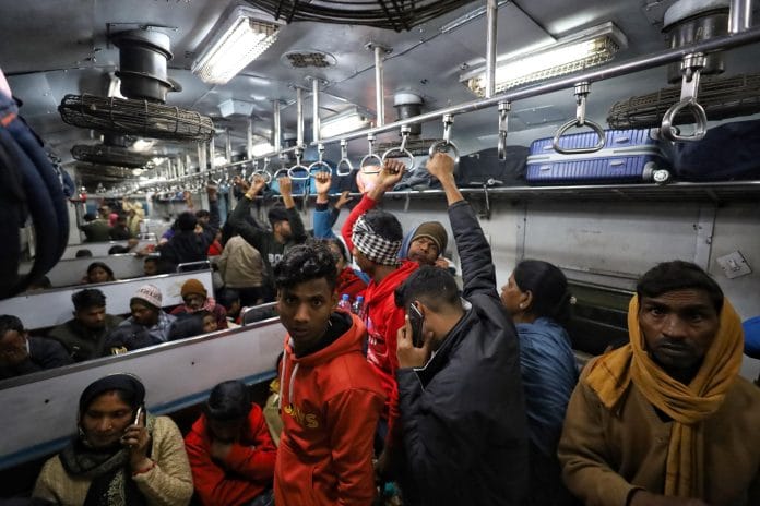 Passengers at New Delhi Railway Station after ministry introduced special trains to manage the crowd | Photo: Manisha Mondal ThePrint