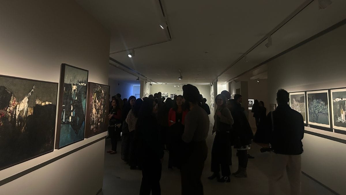 Crowd at the exhibition | Zenaira Bakhsh, ThePrint