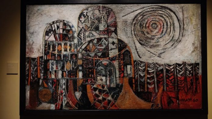 Moon and Houses by Avinash Chandra, made in 1960 | DAG