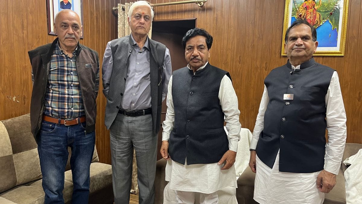 Left to right: Rajan Dhingra, Raj Kumar Sapra, Dr Satyanarain Jatyia, Vishnu Agarwal | Nootan Sharma , ThePrint