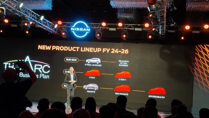 Nissan executives constantly highlighted their ‘Arc’ business strategy for India and said that three new car models were also on the cards | Photo: Kushan Mitra